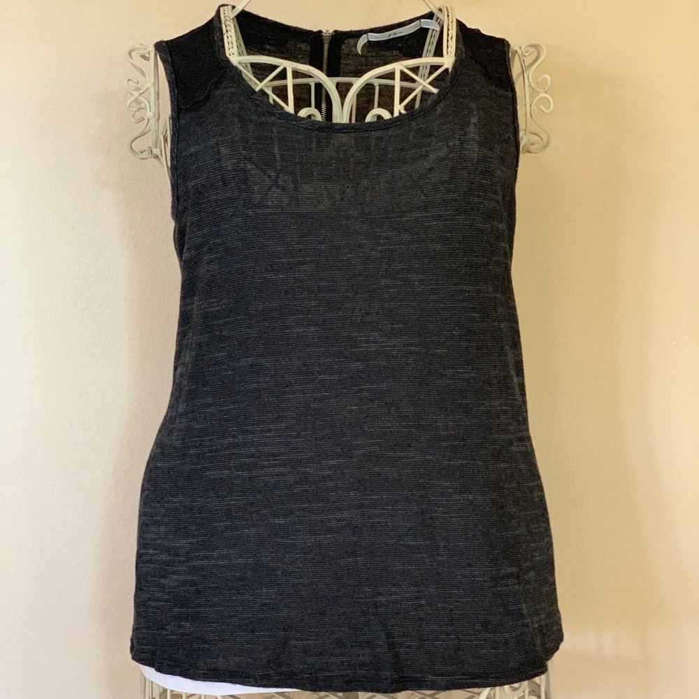 Gibson Racerback Tank with Lace Detail